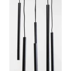Hängeleuchten-KARE Design Hangeleuchte Living Vegas Rund Schwarz Matt O35Cm