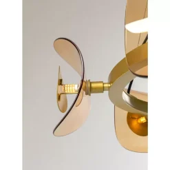 Hängeleuchten-KARE Design Hangeleuchte Mariposa Brass O81Cm