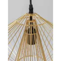 Hängeleuchten-KARE Design Hangeleuchte Modo Wire Round Gold