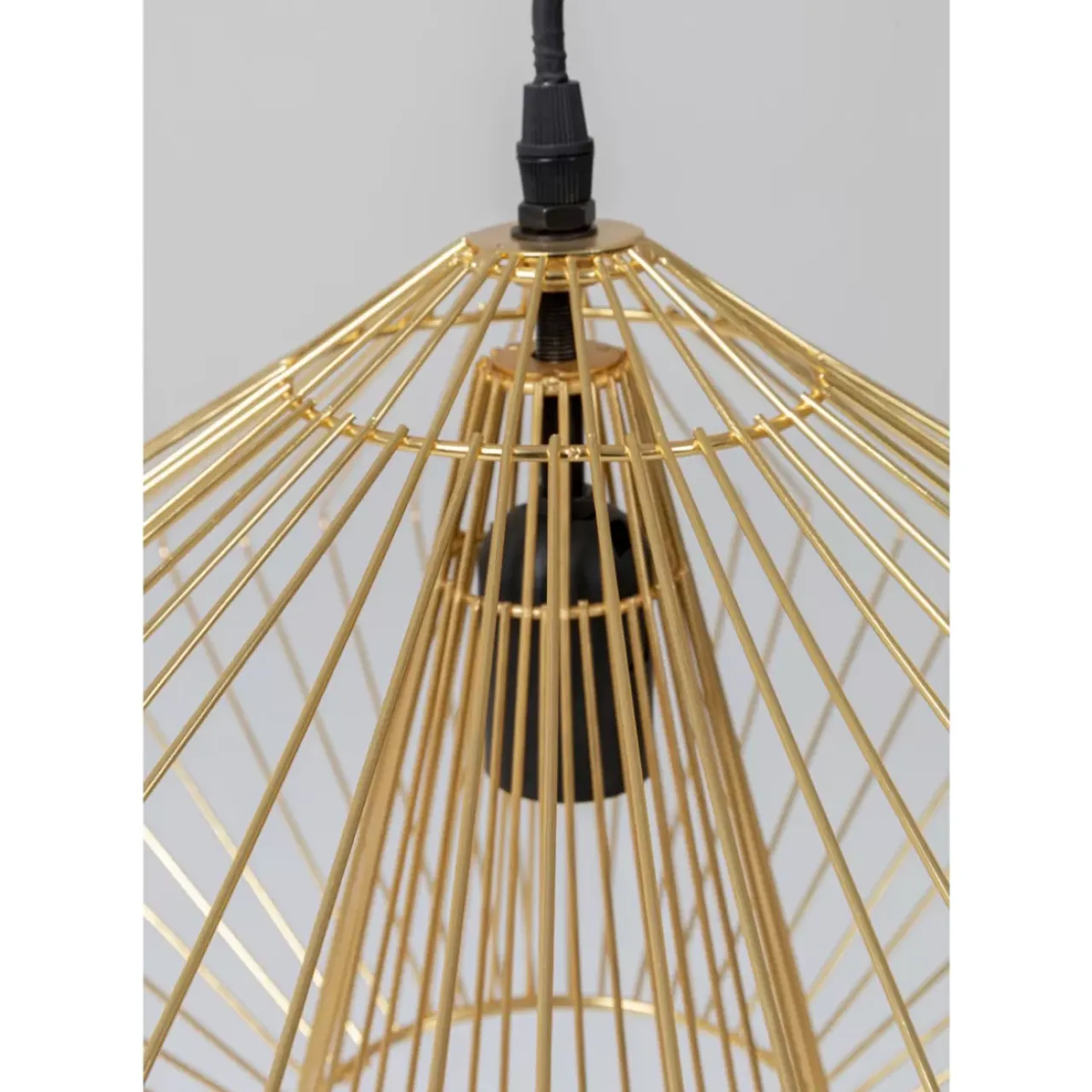 Hängeleuchten-KARE Design Hangeleuchte Modo Wire Round Gold