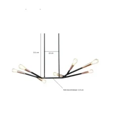 Hängeleuchten-KARE Design Hangeleuchte Monte Carlo Sette Copper