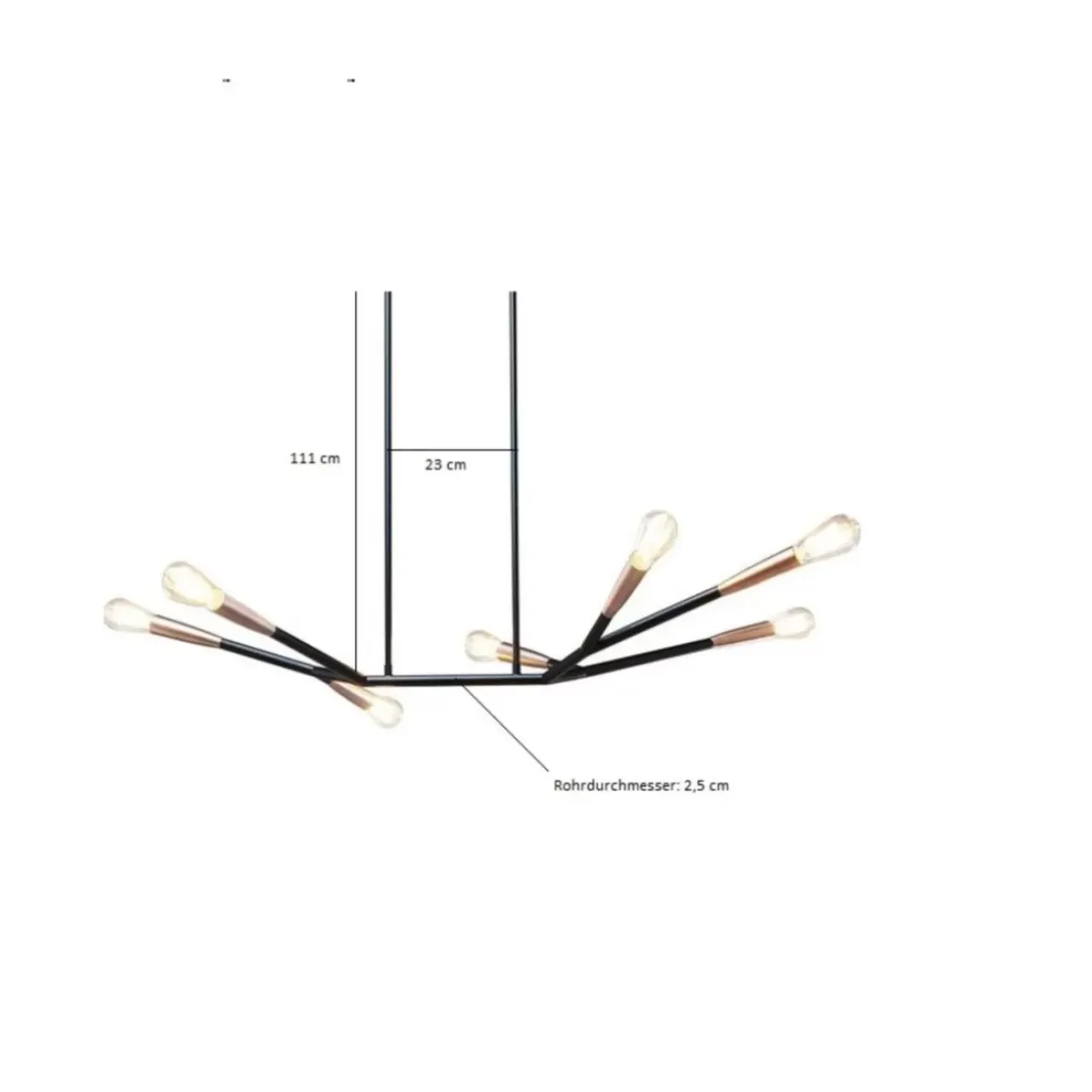 Hängeleuchten-KARE Design Hangeleuchte Monte Carlo Sette Copper