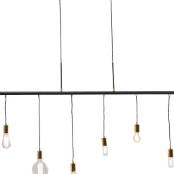Hängeleuchten-KARE Design Hangeleuchte Pole Black Six