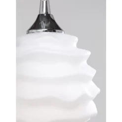 Hängeleuchten-KARE Design Hangeleuchte Ruffle Weis O 37Cm
