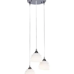 Hängeleuchten-KARE Design Hangeleuchte Ruffle Weis O 37Cm