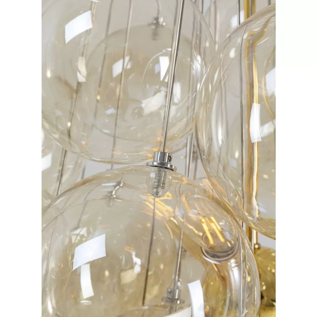 Hängeleuchten-KARE Design Hangeleuchte Snowballs Amber O50Cm