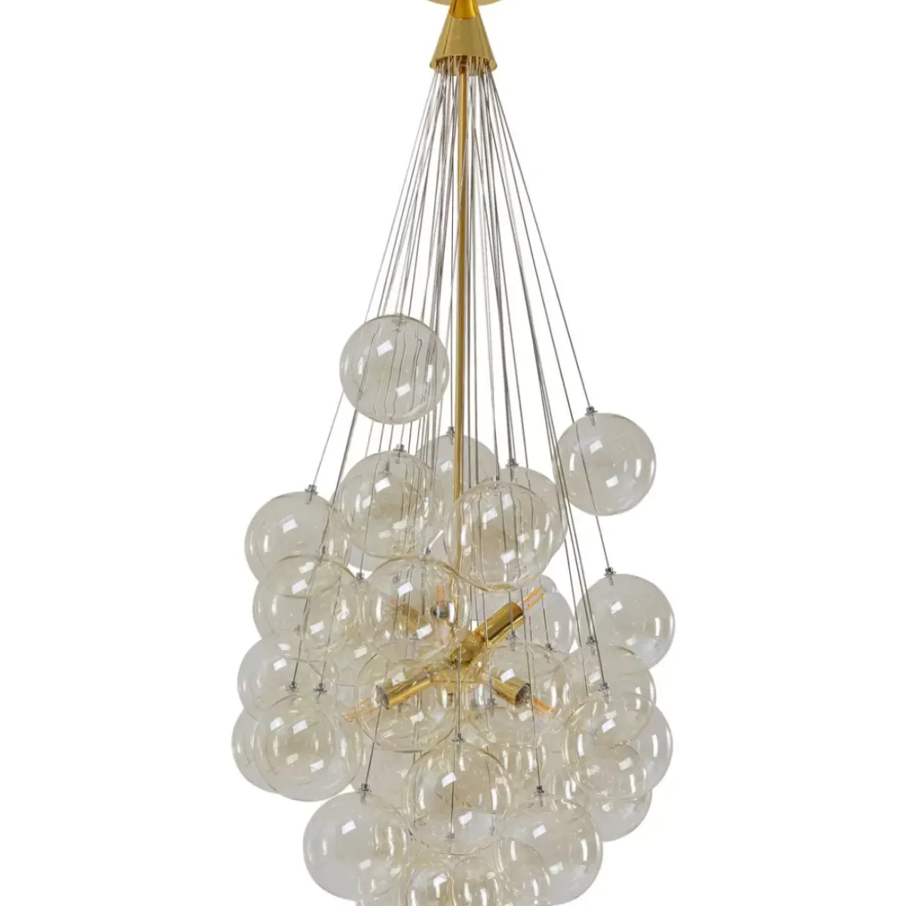 Hängeleuchten-KARE Design Hangeleuchte Snowballs Amber O50Cm