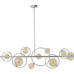 Hängeleuchten-KARE Design Hangeleuchte Universe Chrom 110Cm