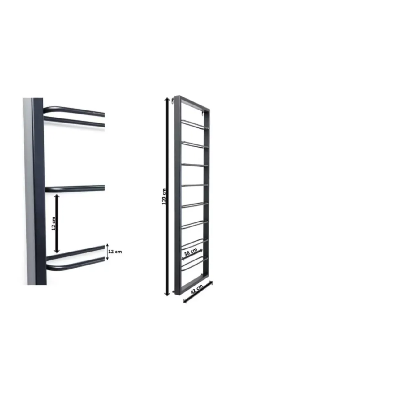 Regale-KARE Design Hangeweinregal Bistro 120Cm