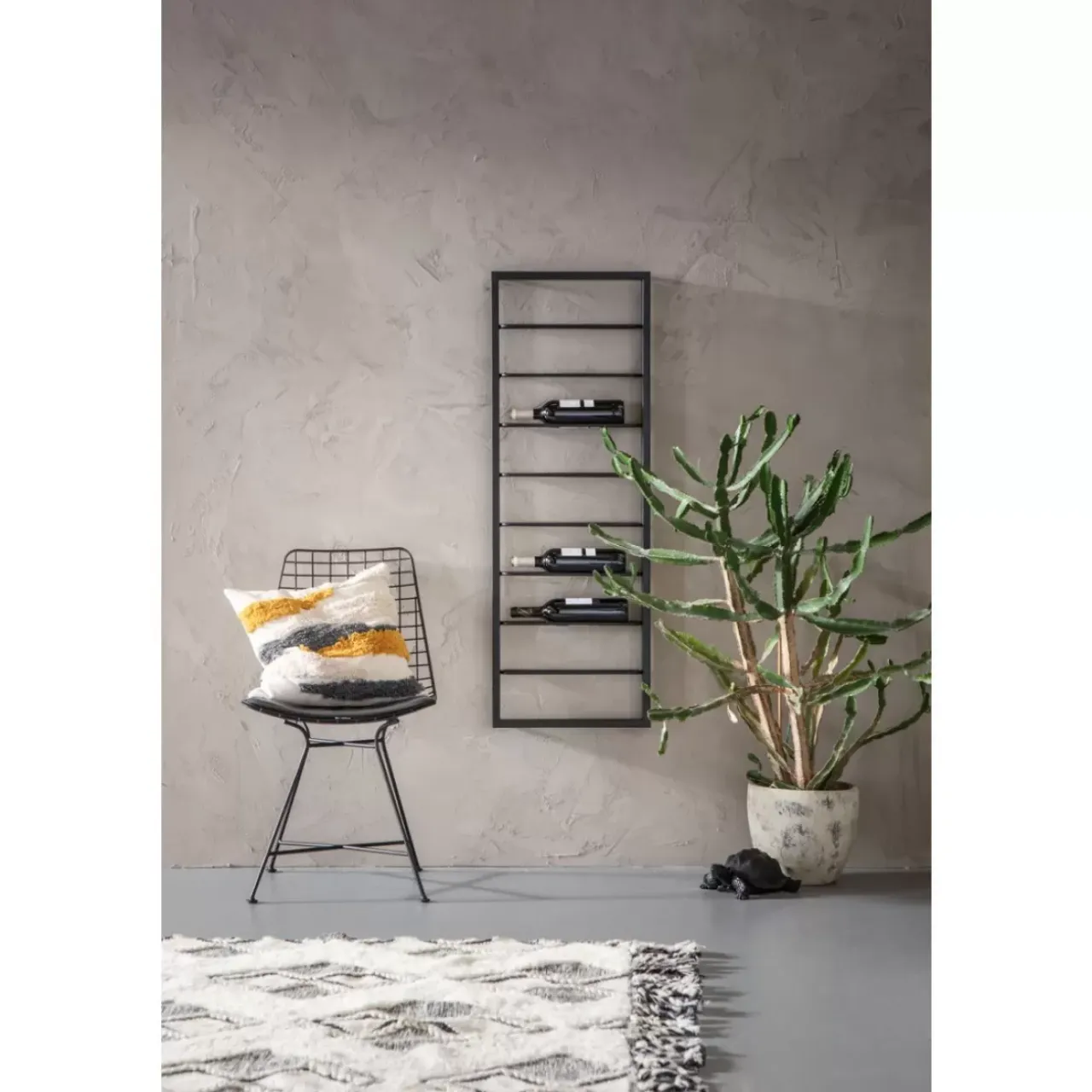 Regale-KARE Design Hangeweinregal Bistro 120Cm