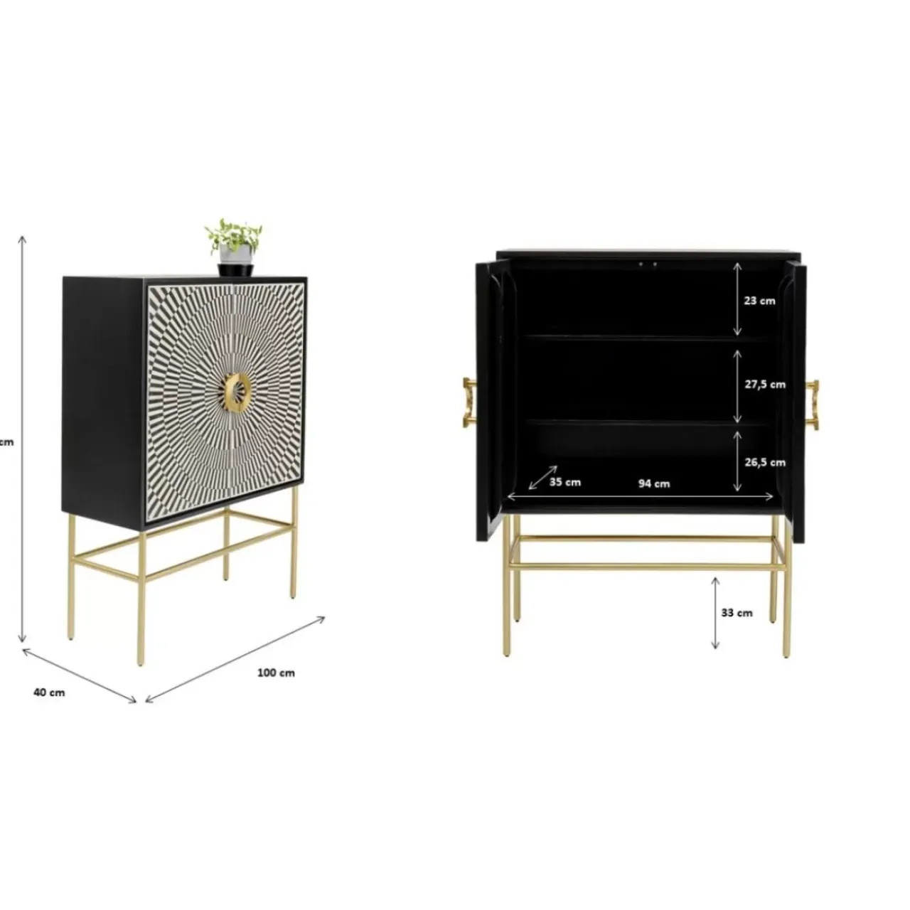 Kommoden & Sideboards-KARE Design Highboard Electro