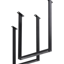 Tische-KARE Design Hochgestell Tavola Schwarz Matt (2/Set)