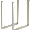 Tische-KARE Design Hochgestell Tavola Silber (2/Set)