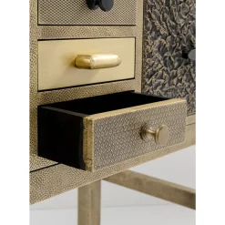 Kommoden & Sideboards-KARE Design Hochkommode Chalet Gold 13 Schube