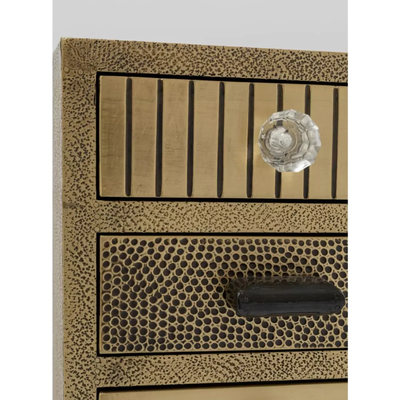Kommoden & Sideboards-KARE Design Hochkommode Chalet Gold 13 Schube
