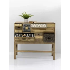 Kommoden & Sideboards-KARE Design Hochkommode Chalet Gold 13 Schube