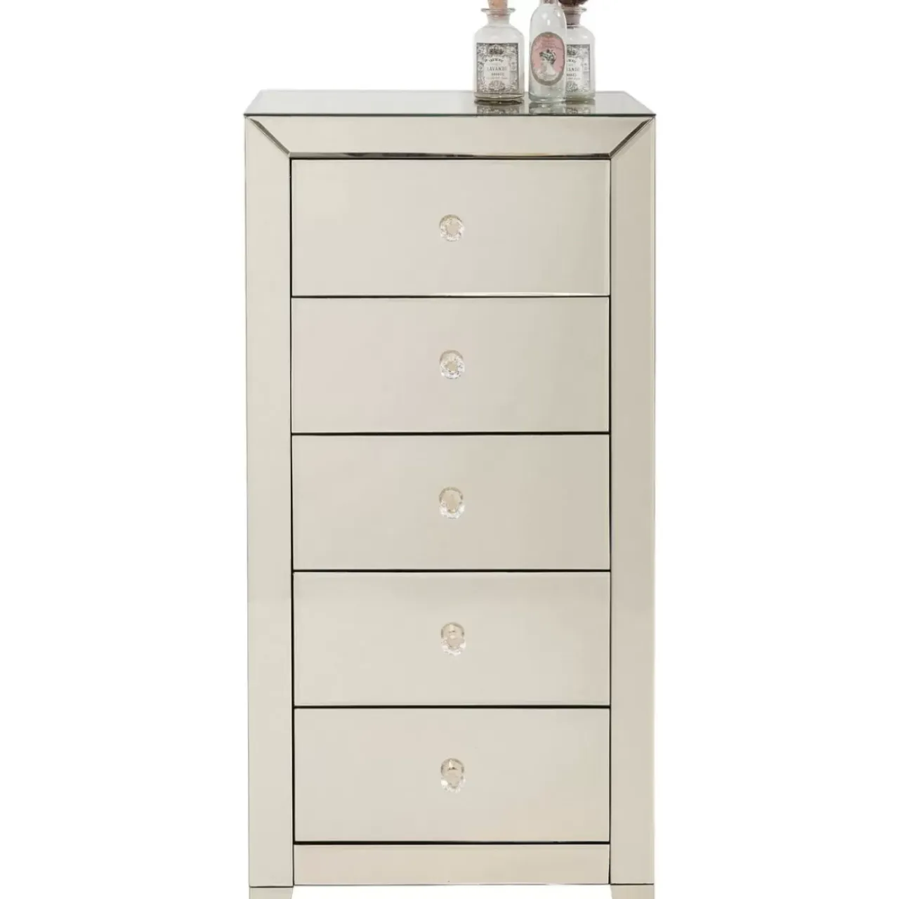 Kommoden & Sideboards-KARE Design Hochkommode Luxury Champagne 5 Schube
