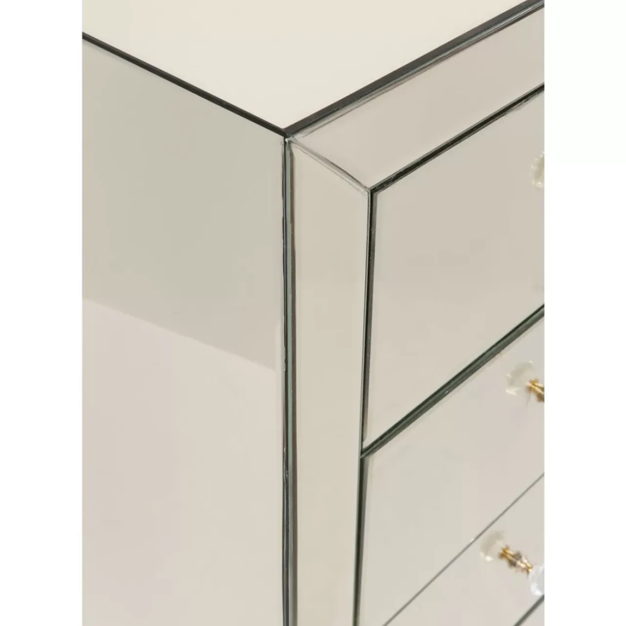 Kommoden & Sideboards-KARE Design Hochkommode Luxury Champagne 5 Schube