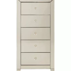 Kommoden & Sideboards-KARE Design Hochkommode Luxury Champagne 5 Schube