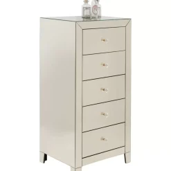 Kommoden & Sideboards-KARE Design Hochkommode Luxury Champagne 5 Schube