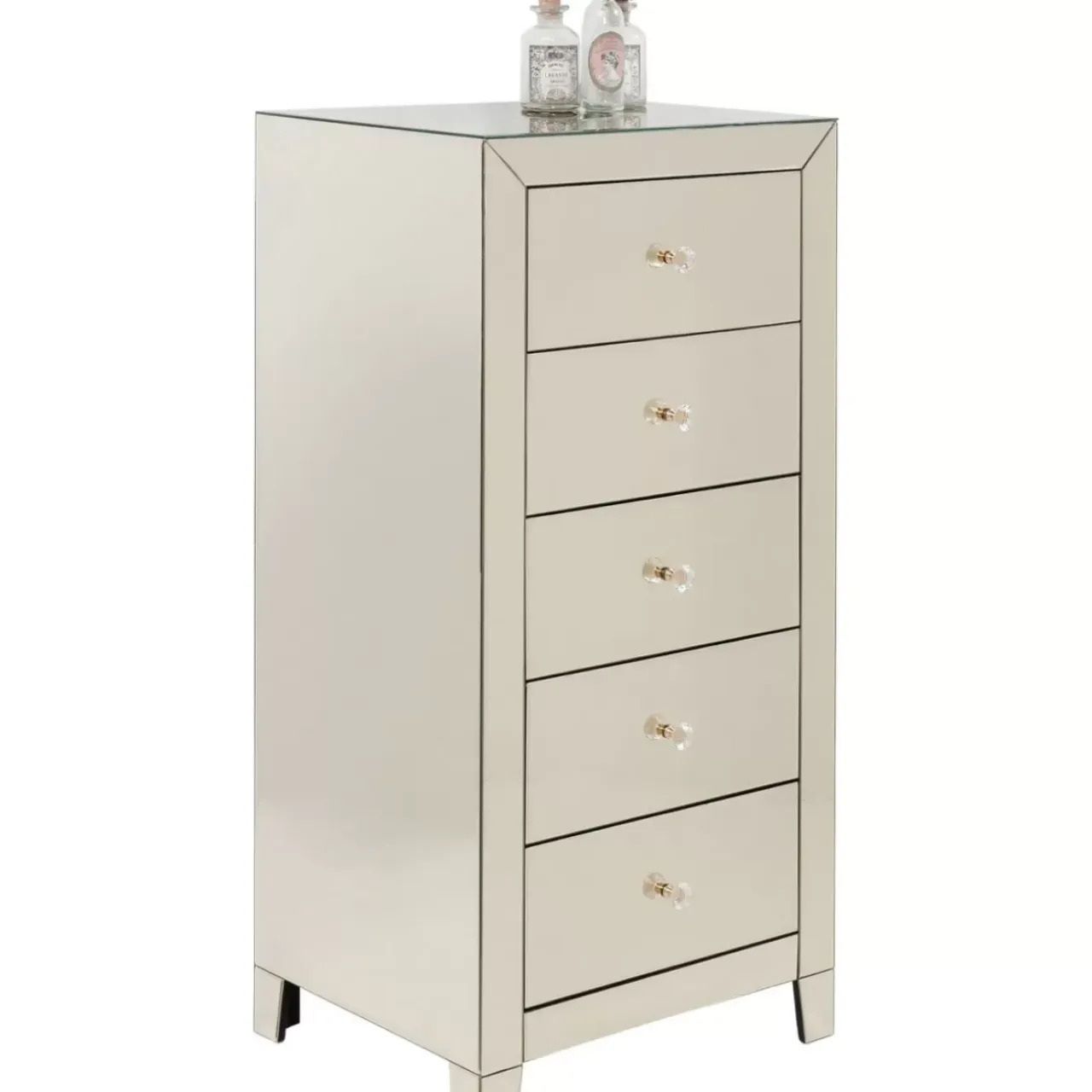 Kommoden & Sideboards-KARE Design Hochkommode Luxury Champagne 5 Schube