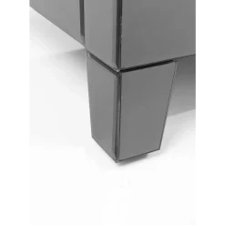 Kommoden & Sideboards-KARE Design Hochkommode Luxury Push 5 Schube Grau