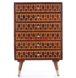 Kommoden & Sideboards-KARE Design Hochkommode Muskat 6 Schube