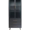 Regale-KARE Design Hochschrank La Gomera 2 Turen 3 Schube