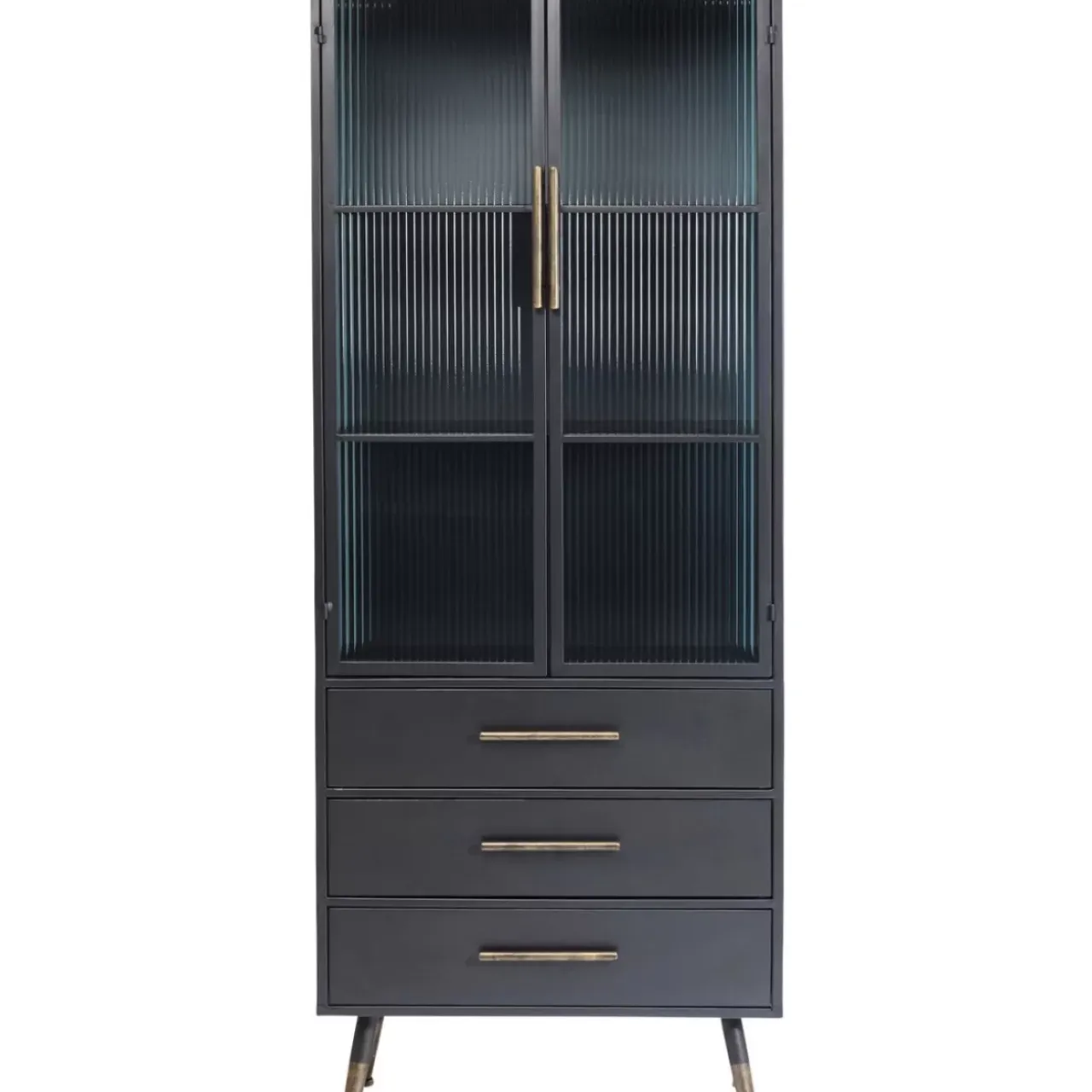 Regale-KARE Design Hochschrank La Gomera 2 Turen 3 Schube