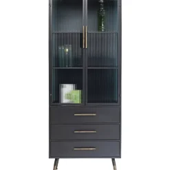 Regale-KARE Design Hochschrank La Gomera 2 Turen 3 Schube