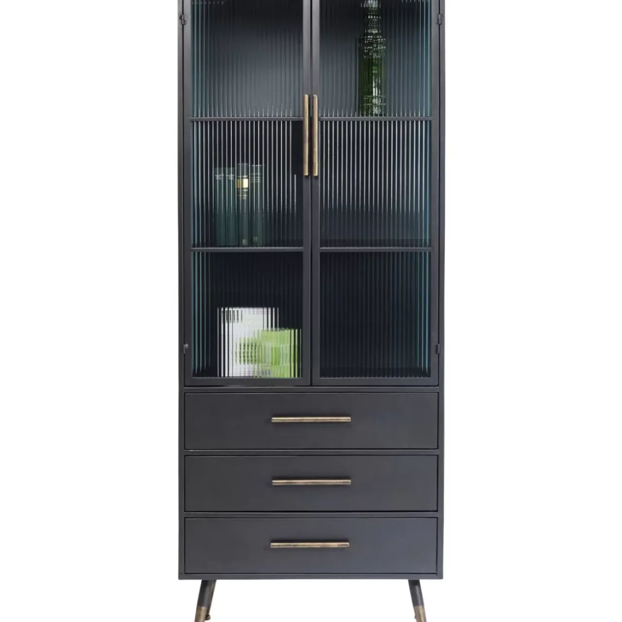 Regale-KARE Design Hochschrank La Gomera 2 Turen 3 Schube