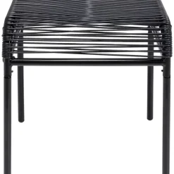 Outdoormöbel-KARE Design Hocker Acapulco Schwarz