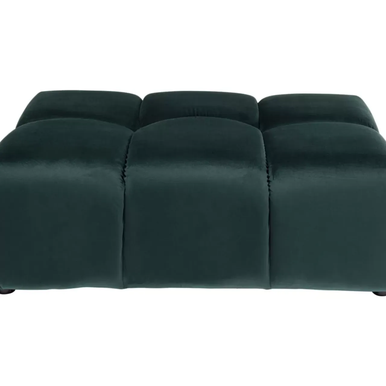 Sitzbänke-KARE Design Hocker Belami Velvet Dunkelgrun 105X70Cm