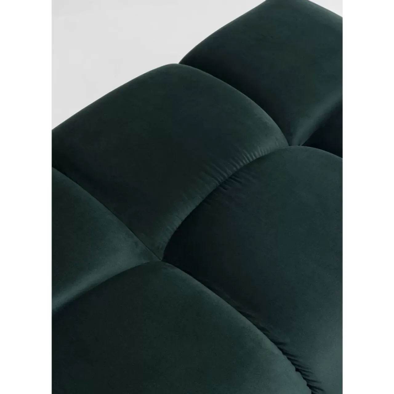 Sitzbänke-KARE Design Hocker Belami Velvet Dunkelgrun 105X70Cm