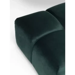 Sitzbänke-KARE Design Hocker Belami Velvet Dunkelgrun 105X70Cm