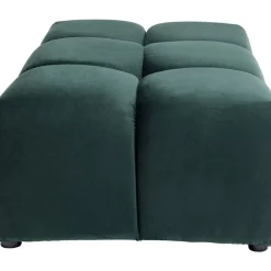 Sitzbänke-KARE Design Hocker Belami Velvet Dunkelgrun 105X70Cm