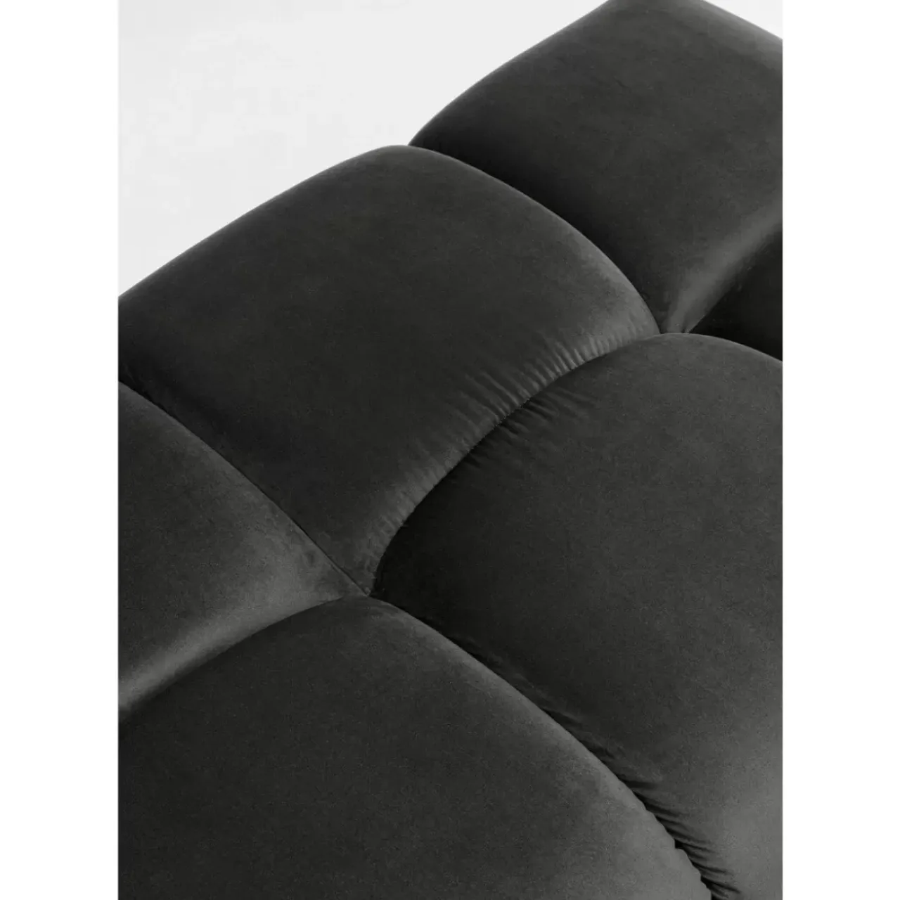 Sitzbänke-KARE Design Hocker Belami Velvet Grau 105X70Cm