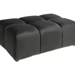 Sitzbänke-KARE Design Hocker Belami Velvet Grau 105X70Cm