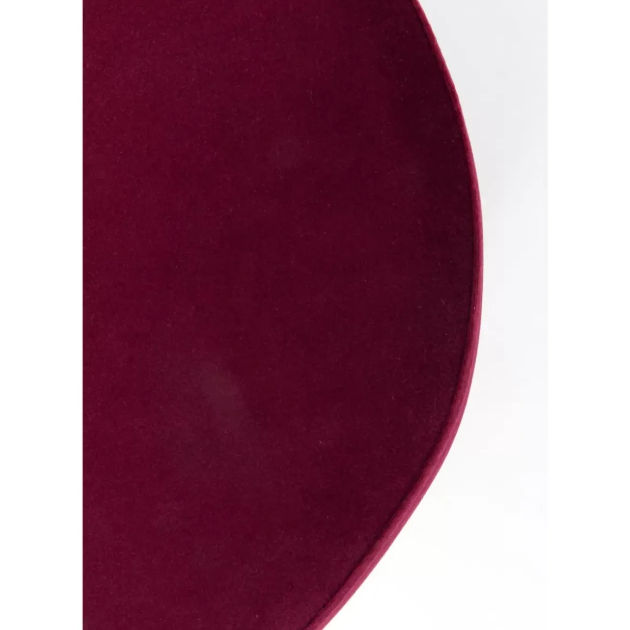 Sitzbänke-KARE Design Hocker Cherry Bordeaux Brass O35Cm