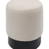 Sitzbänke-KARE Design Hocker Cherry Creme Black O36Cm