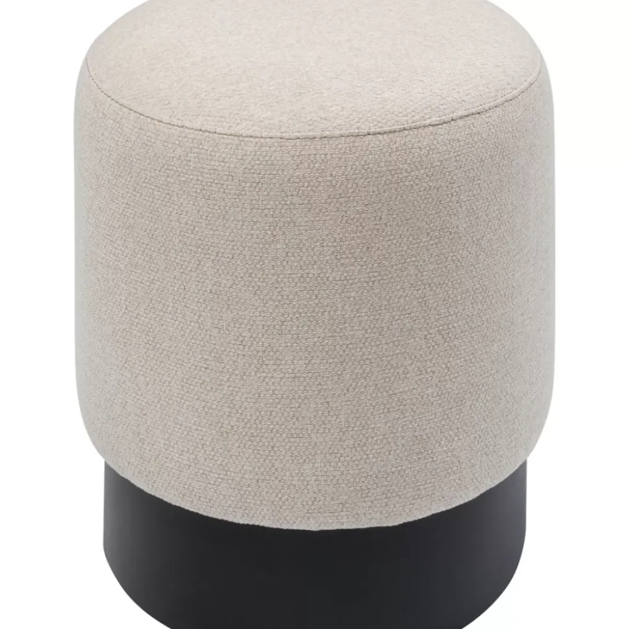 Sitzbänke-KARE Design Hocker Cherry Creme Black O36Cm