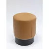 Sitzbänke-KARE Design Hocker Cherry Leder Braun O36Cm
