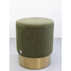 Sitzbänke-KARE Design Hocker Cherry Lina Grun Brass O35Cm