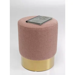 Sitzbänke-KARE Design Hocker Cherry Lina Rose Brass O35Cm