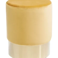 Sitzbänke-KARE Design Hocker Cherry Orange Brass O35Cm
