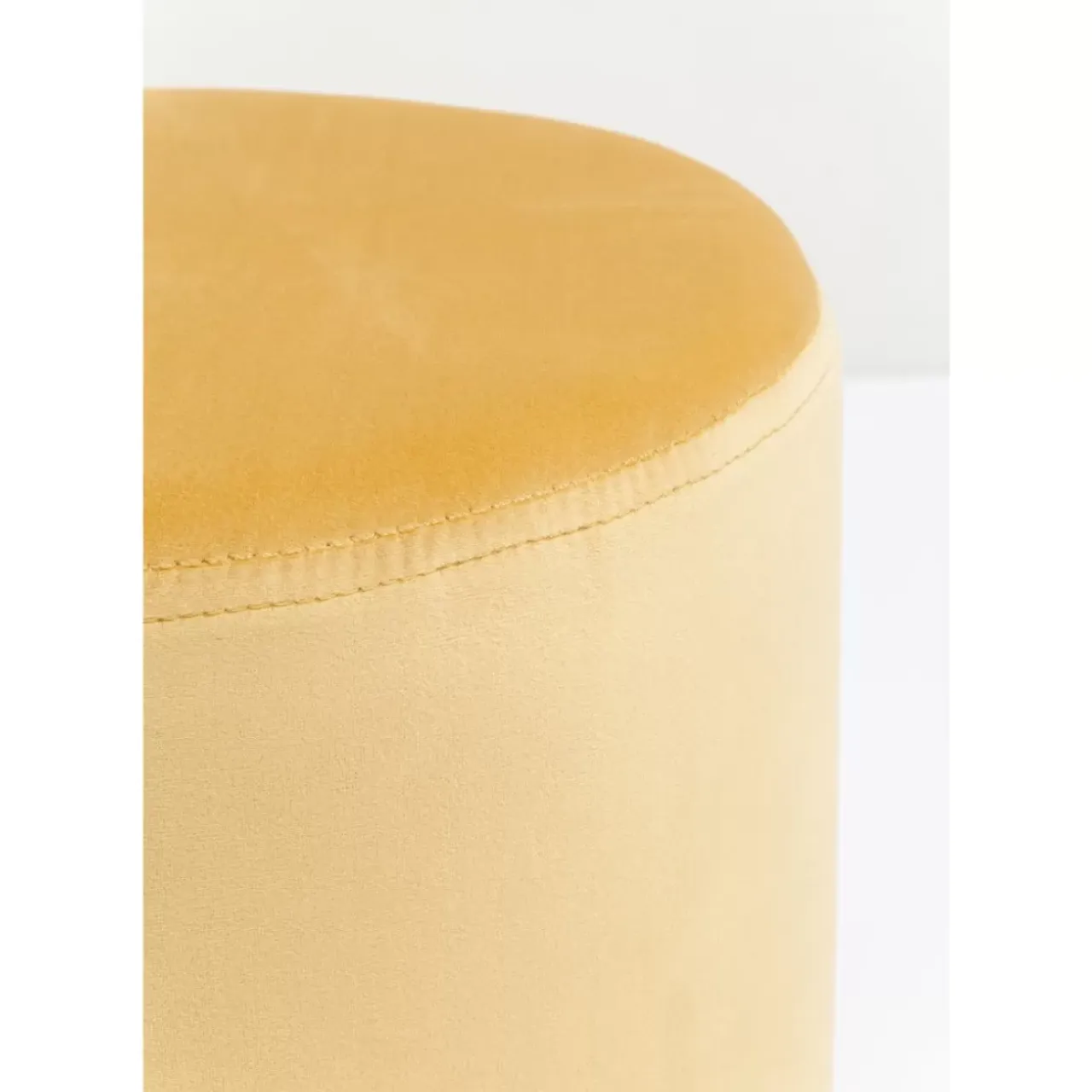 Sitzbänke-KARE Design Hocker Cherry Orange Brass O35Cm