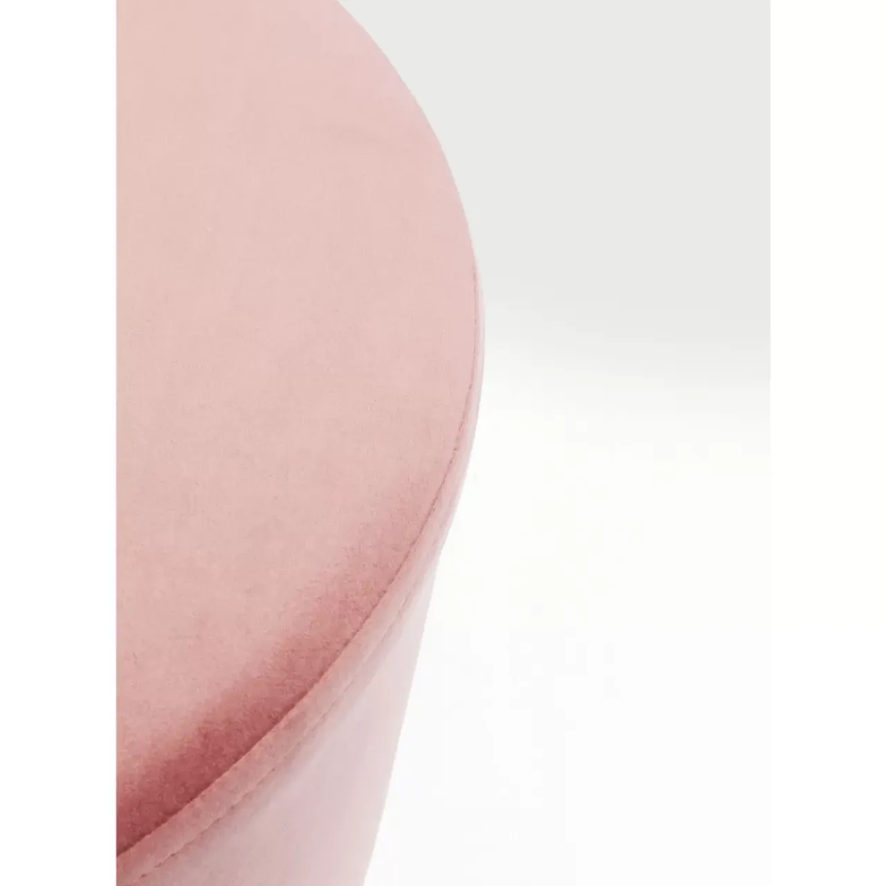 Sitzbänke-KARE Design Hocker Cherry Rose Brass O55Cm