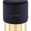 Sitzbänke-KARE Design Hocker Cherry Schwarz Brass O35Cm
