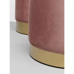 Sitzbänke-KARE Design Hocker Cherry Storage Rose Brass (2/Set)