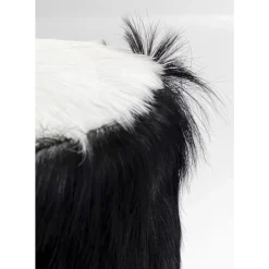 Sitzbänke-KARE Design Hocker Flint Stone Schwarz O35Cm